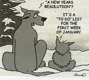 Thursday, 7th January 2021 - keeping resolutions!